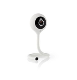 Nedis Caméra de surveillance Intérieure Intelligente Full HD 1080p Ajustable Blanc