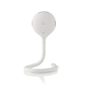 Nedis Caméra de surveillance Intérieure Intelligente Full HD 1080p Ajustable Blanc