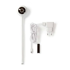 Nedis Caméra de surveillance Intérieure Intelligente Full HD 1080p Ajustable Blanc — image 5