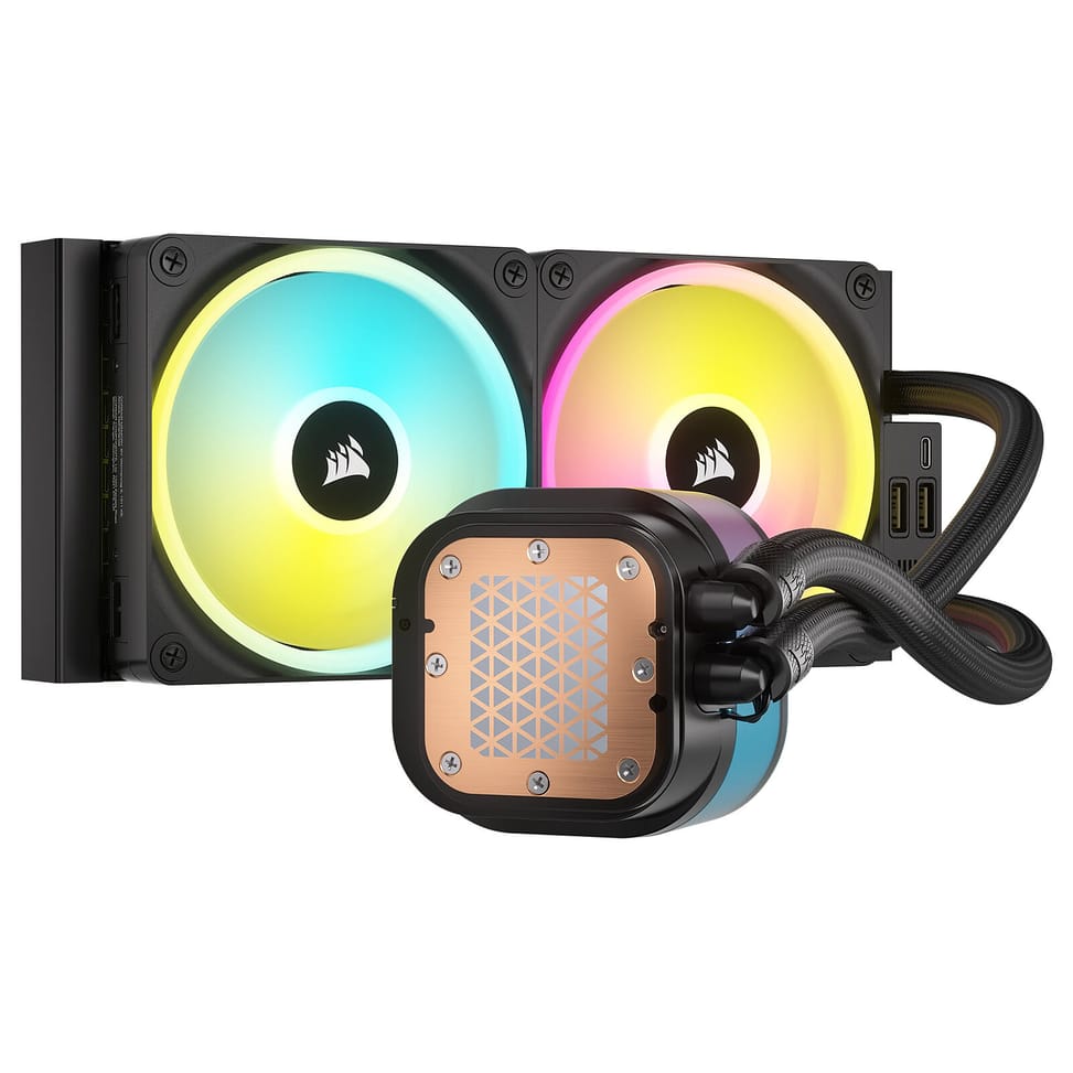 Corsair iCUE LINK H100i LCD (Noir) — image 2