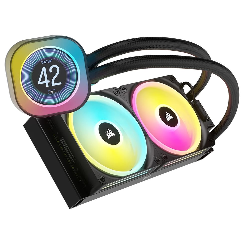 Corsair iCUE LINK H100i LCD (Noir) — image 3