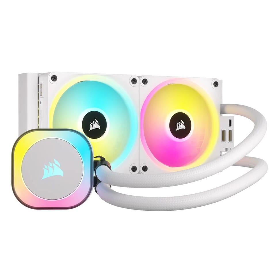Corsair iCUE LINK H100i RGB (Blanc) — image 1