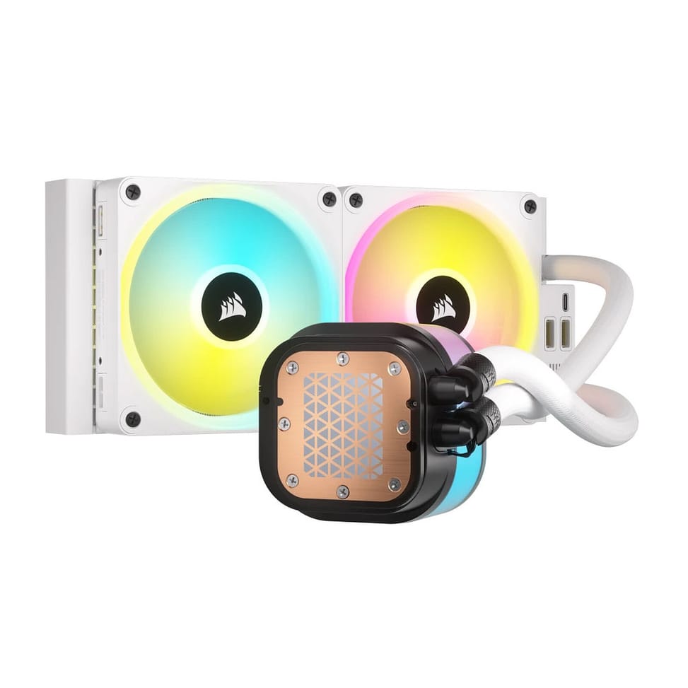 Corsair iCUE LINK H100i RGB (Blanc) — image 3