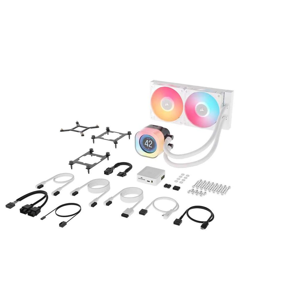 Corsair Titan 240 RX LCD RGB (Blanc) — image 5