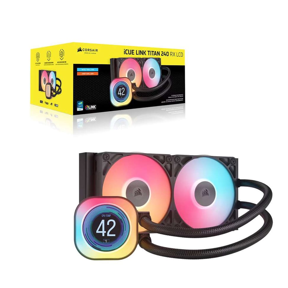 Corsair Titan 240 RX LCD RGB (Noir) — image 4