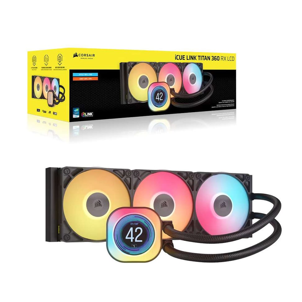 Corsair Titan 360 RX LCD RGB (Noir) — image 4
