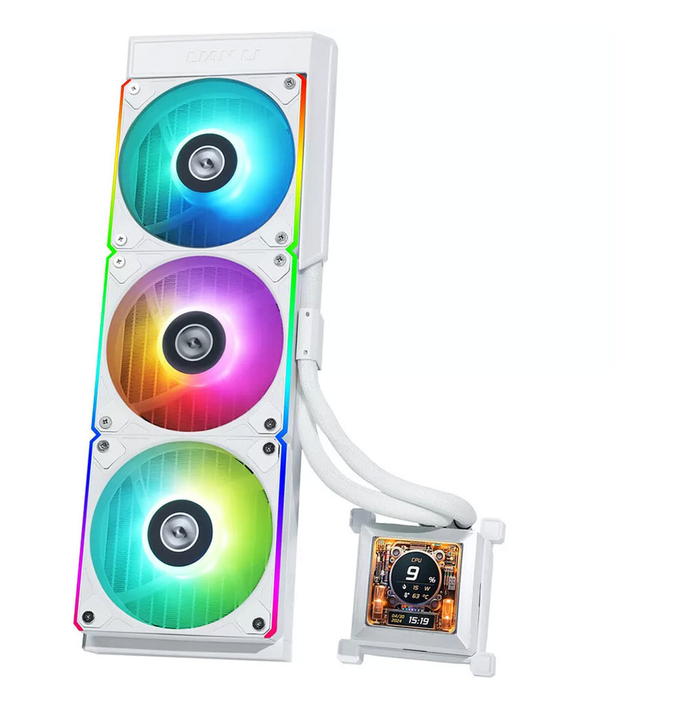 Lian Li Hydroshift LCD 360R (blanc)