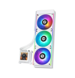 Lian Li Hydroshift LCD 360R (blanc)
