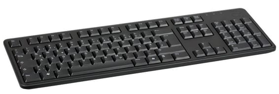Clavier Dell KB212-B Quietkey USB Noir - Français (AZERTY)
