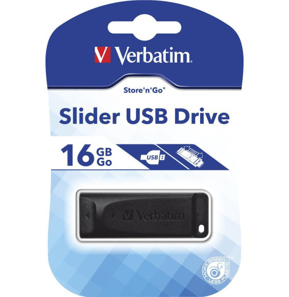 Clé USB Verbatim Slider - 16 GB