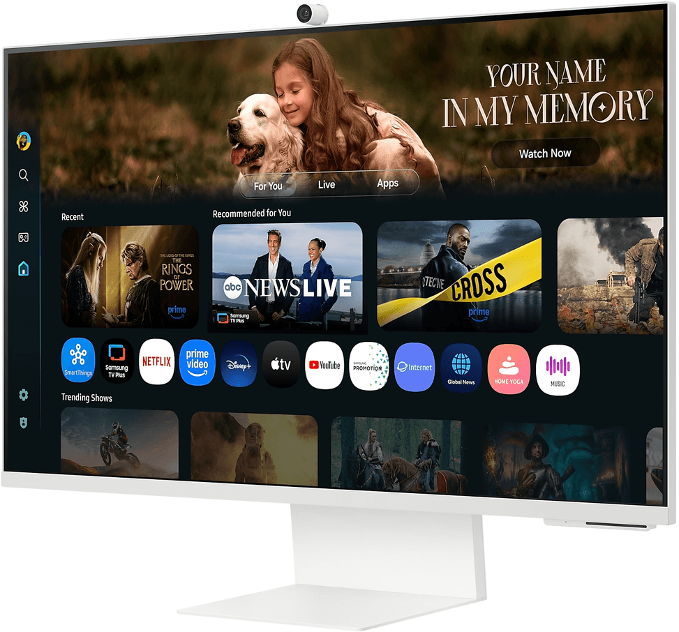 شاشة Smart AI 32" Samsung M8 M80F UHD 4K مع كاميرا (LS32FM801UUXEN) — صورة 3