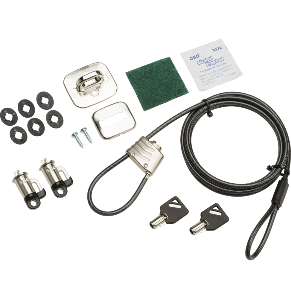 Kit de verrouillage de sécurité pour ordinateur professionnel HP v3 (3XJ17AA)