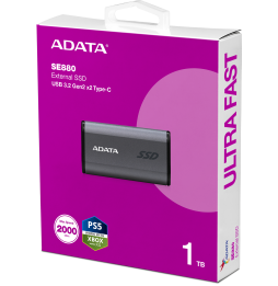 Disque Dur portable SSD ADATA SE880 USB-C - 1To, 2To, 4To