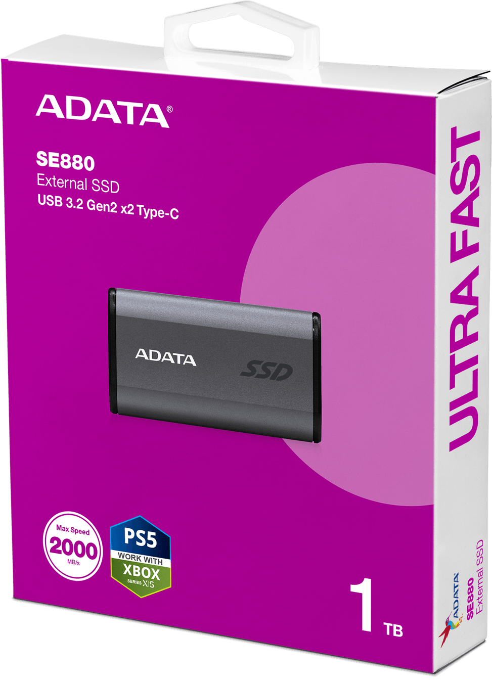 Disque Dur portable SSD ADATA SE880 USB-C - 1To — image 11