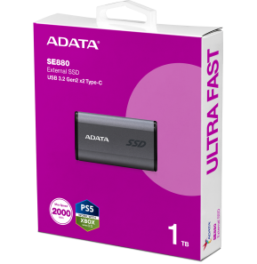 Disque Dur portable SSD ADATA SE880 USB-C - 1To, 2To, 4To