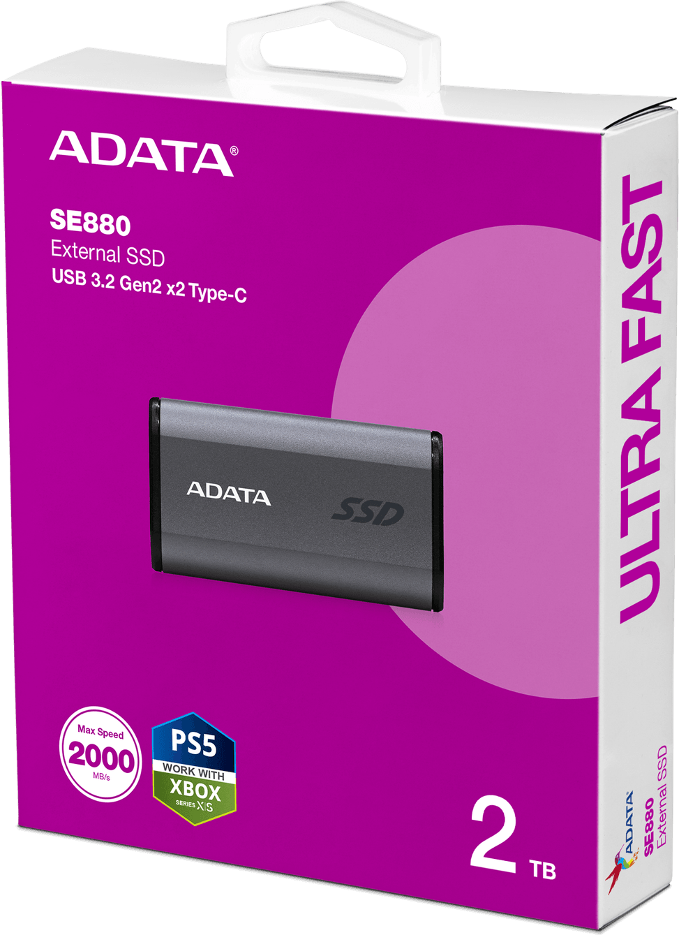 Disque Dur portable SSD ADATA SE880 USB-C - 1To — image 12
