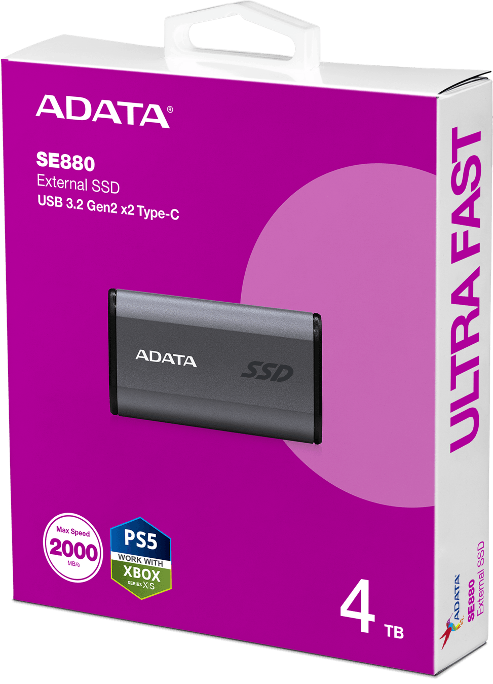 Disque Dur portable SSD ADATA SE880 USB-C - 1To — image 13