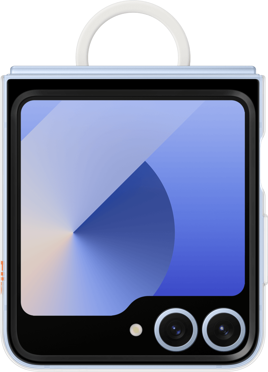 جراب Samsung شفاف لـ Galaxy Z Flip6 (EF-QF741CTEGWW) — صورة 1