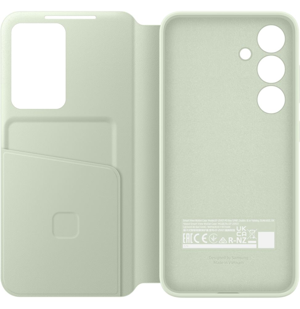 Étui smart View Samsung avec porte-carte pour Galaxy S24 (EF-ZS921CGEGWW)