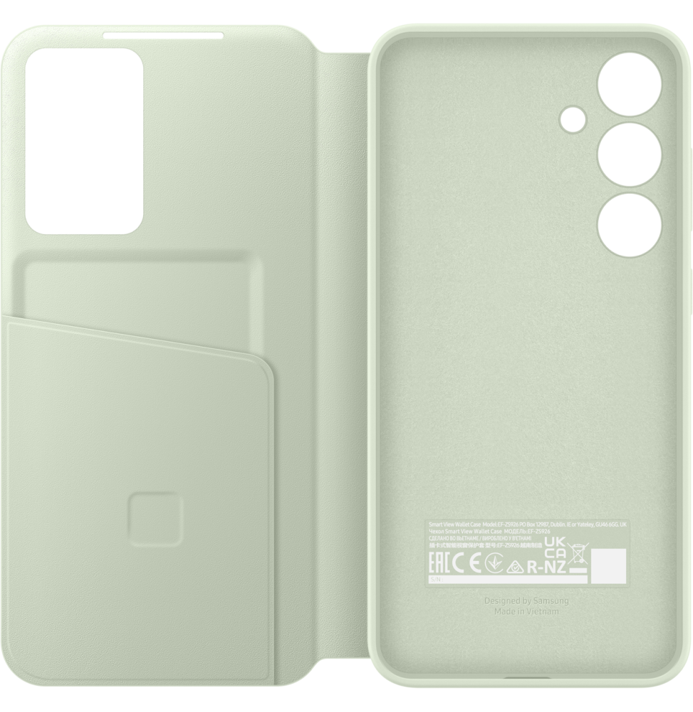 Étui smart View Samsung avec porte-carte pour Galaxy S24+ (EF-ZS926CGEGWW)