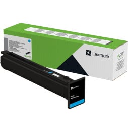 Lexmark CS963, CX961, 962, 963 Programme de retour Cartouche de toner Cyan (77L5HC0)