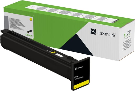 Lexmark CS963, CX961, 962, 963 Programme de retour Cartouche de toner Jaune (77L5HY0)