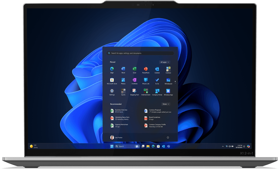 Ordinateur Portable Convertible Lenovo ThinkPad X1 2-in-1 Gen 10 Aura Edition (21NU0077FE) — image 8