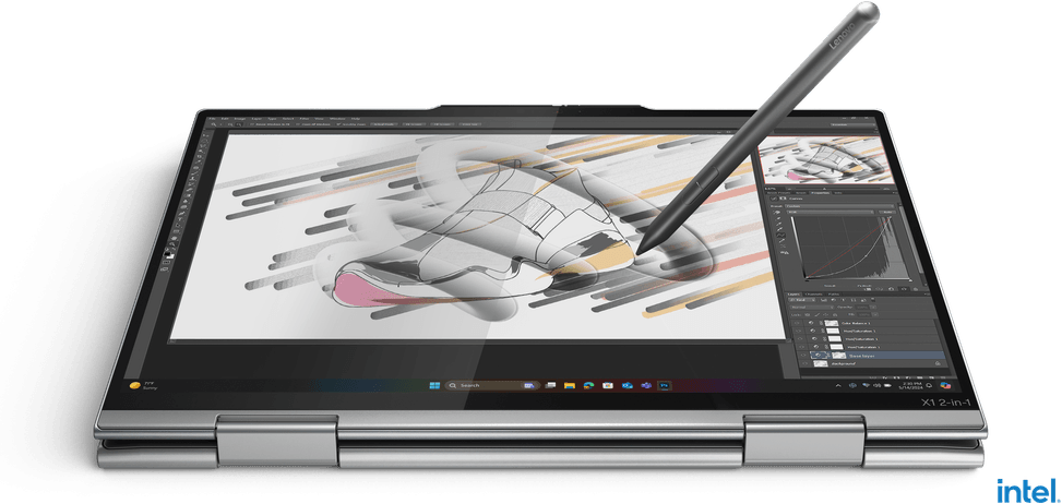 Ordinateur Portable Convertible Lenovo ThinkPad X1 2-in-1 Gen 10 Aura Edition (21NU0077FE) — image 21
