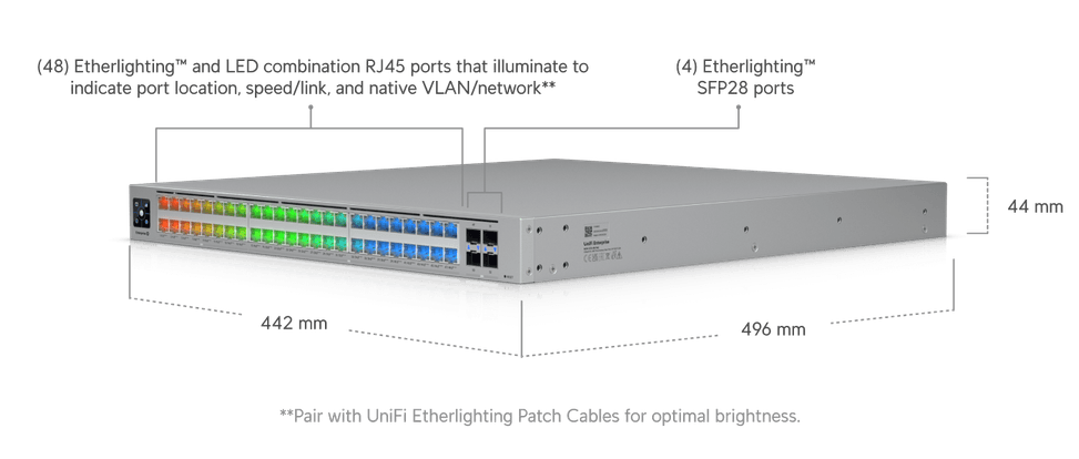 Ubiquiti Switch Enterprise Campus 48 PoE – Switch PoE administrable (ECS-48-PoE-EU) — image 12