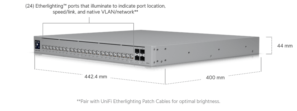 Ubiquiti Pro HD 24 PoE – Switch POE administrable (USW-Pro-HD-24-PoE-EU) — image 10