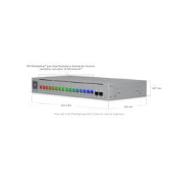 Ubiquiti Pro Max 16 PoE – Switch POE administrable (USW-Pro-Max-16-PoE-EU)