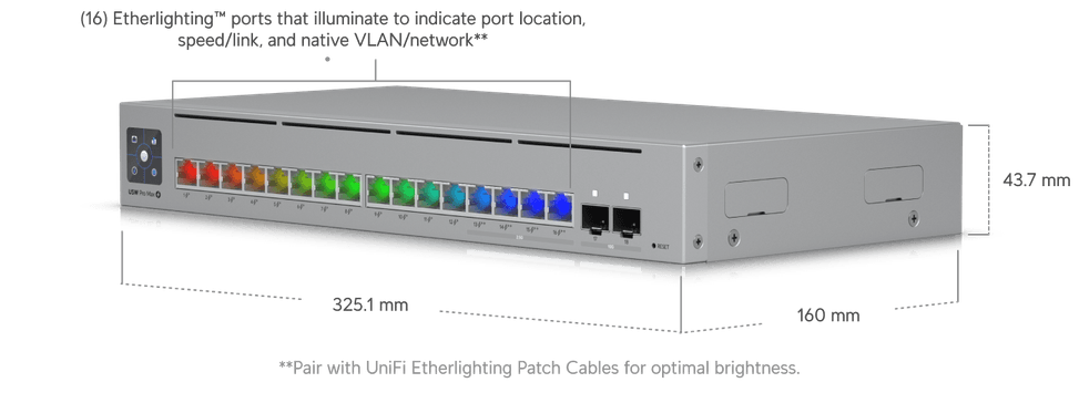 Ubiquiti Pro Max 16 PoE – Switch POE administrable (USW-Pro-Max-16-PoE-EU) — image 11