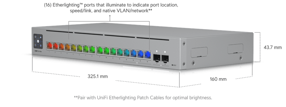 Ubiquiti Switch Pro Max 16 – Switch Ethernet 2.5 GbE (USW-Pro-Max-16-EU) — image 11
