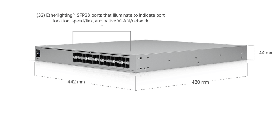 Ubiquiti Switch Pro XG Aggregation – Switch Ethernet 25G 32 ports USW-Pro-XG-Aggregation — image 10