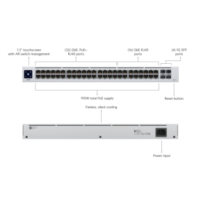 Ubiquiti Switch 48 PoE – Switch PoE 48 ports USW-48-POE