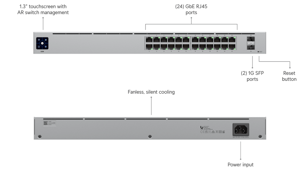 Ubiquiti Switch 24 – Switch Layer 2 24 ports USW-24 — image 9