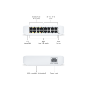Ubiquiti Lite 16 PoE – Switch PoE 16 ports USW-Lite-16-POE
