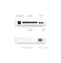 Ubiquiti Switch Enterprise 8 PoE – Switch PoE haute performance USW-Enterprise-8-PoE