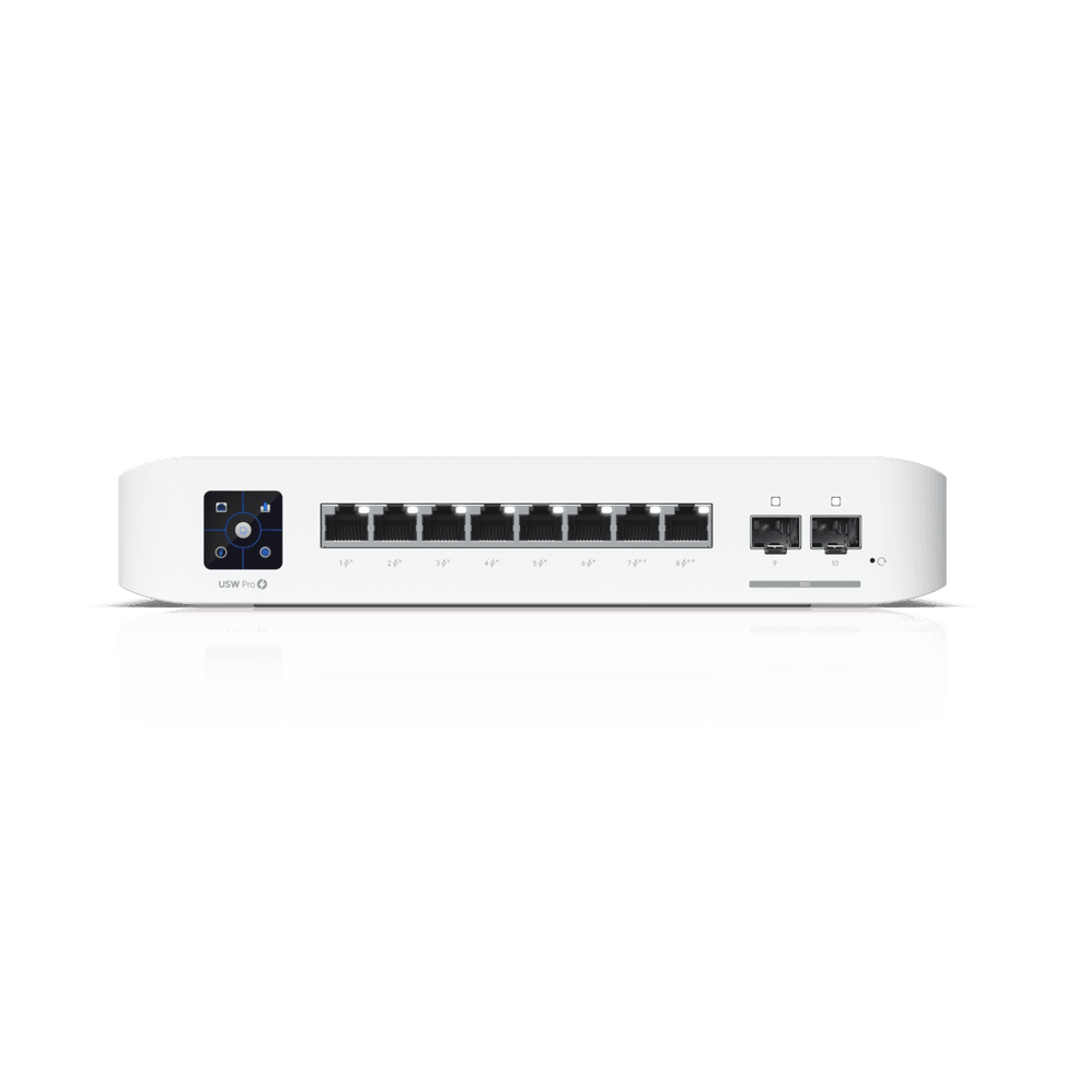 جهاز Switch PoE مُدار Ubiquiti Pro 8 PoE – USW-Pro-8-PoE — صورة 3