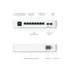Ubiquiti Pro 8 PoE – Switch PoE administrable USW-Pro-8-PoE