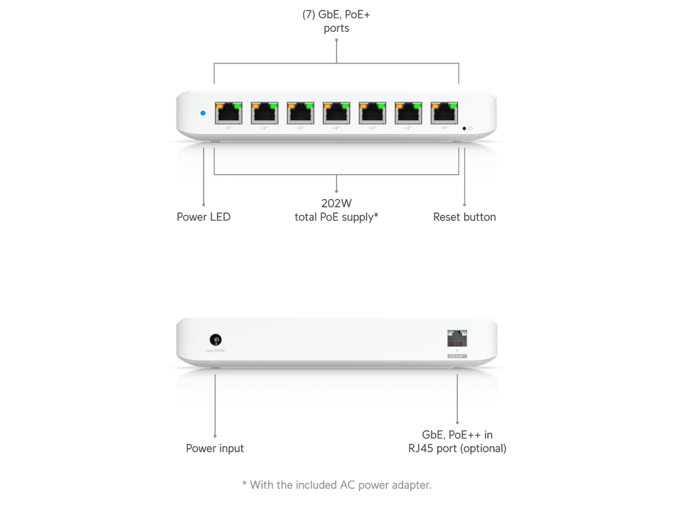 Ubiquiti Switch Ultra 210W – Switch PoE compact 8 ports USW-Ultra-210W — image 10