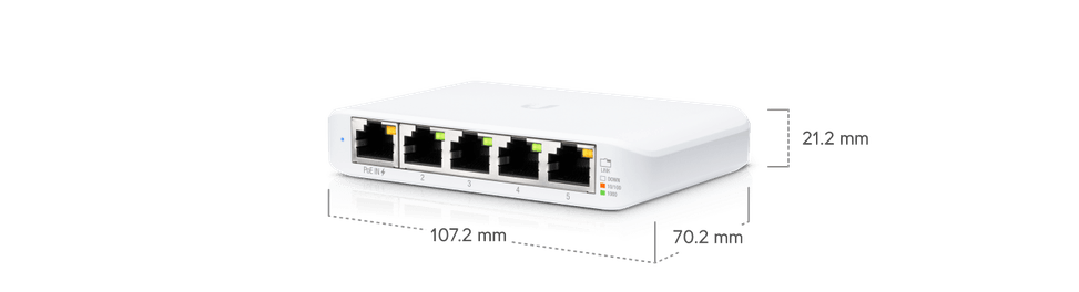Ubiquiti Switch Flex Mini – Switch compact 5 ports USW-Flex-Mini — image 11