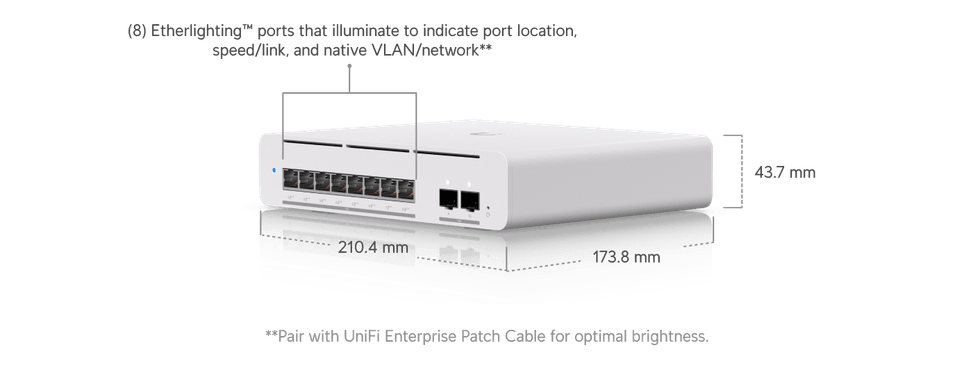 Ubiquiti Switch Pro XG 8 PoE – Switch POE administrable USW-Pro-XG-8-PoE — image 11