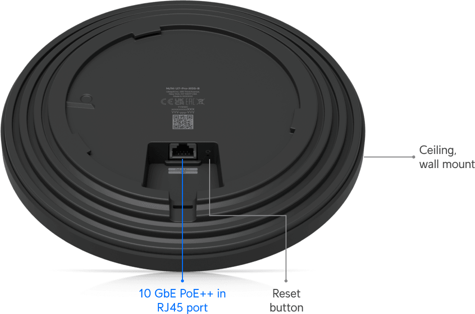Ubiquiti U7 Pro XGS – Point d'accès WiFi 7 U7-Pro-XGS-B — image 27