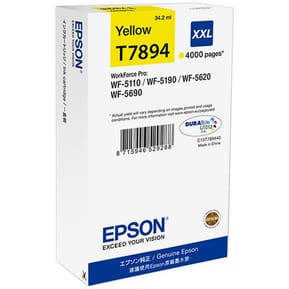 Cartouche d'encre EPSON Ultra Jaune XXL (4000 pages)
