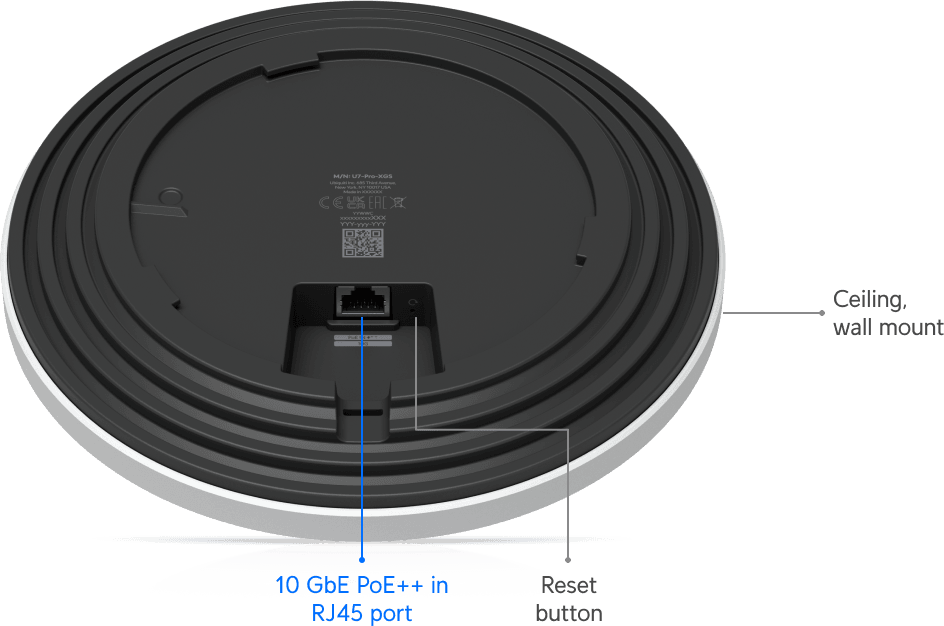 Ubiquiti U7 Pro XGS – Point d'accès WiFi 7 haut de gamme U7-Pro-XGS — image 24