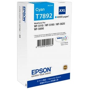 Cartouche d'encre EPSON Ultra Cyan XXL (4000 pages)