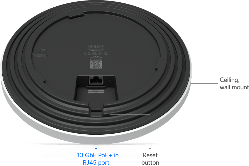 Ubiquiti U7 Pro XG – Point d'accès WiFi 7 U7-Pro-XG-B — image 24