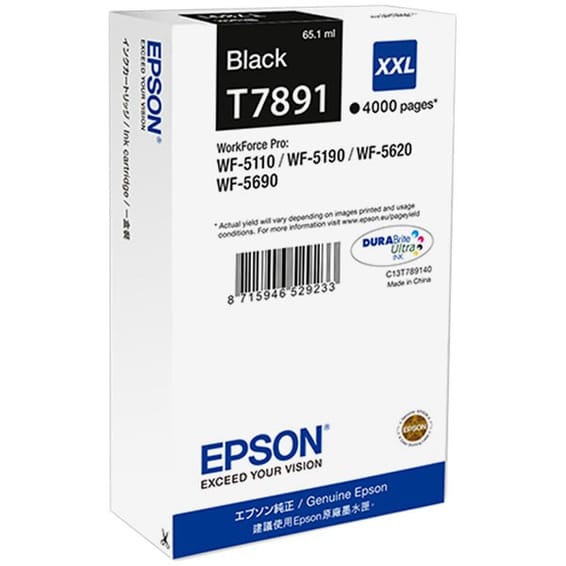 Cartouche d'encre EPSON Ultra Noir XXL (4000 pages)