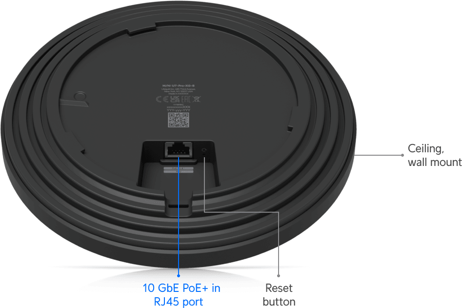 Ubiquiti U7 Pro XG – Point d'accès WiFi 7 U7-Pro-XG — image 26